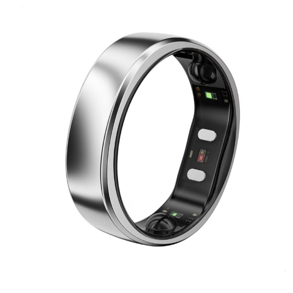 RingConn Gen 2 Air, Ultra-Thin AI Smart Ring, Galaxy Silver, Size 9